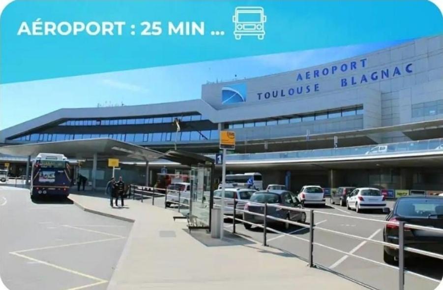 T3 Petit Confort - Proche Commodites - Parking Prive Toulouse Extérieur photo